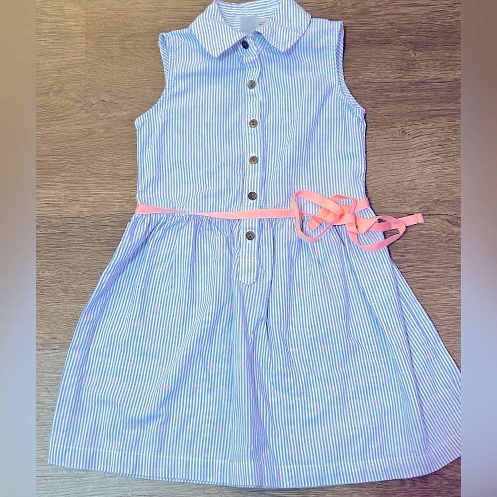 Carter’s Size 3T Sleeveless Button Down Striped Dress